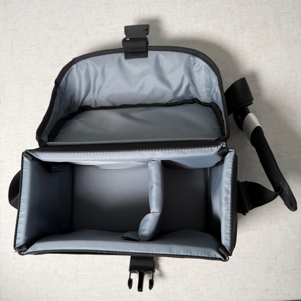 Canon DSLR Camera Shoulder Bag Black Padded Carrying Case with Adjustable Strap - Picture 4 of 8